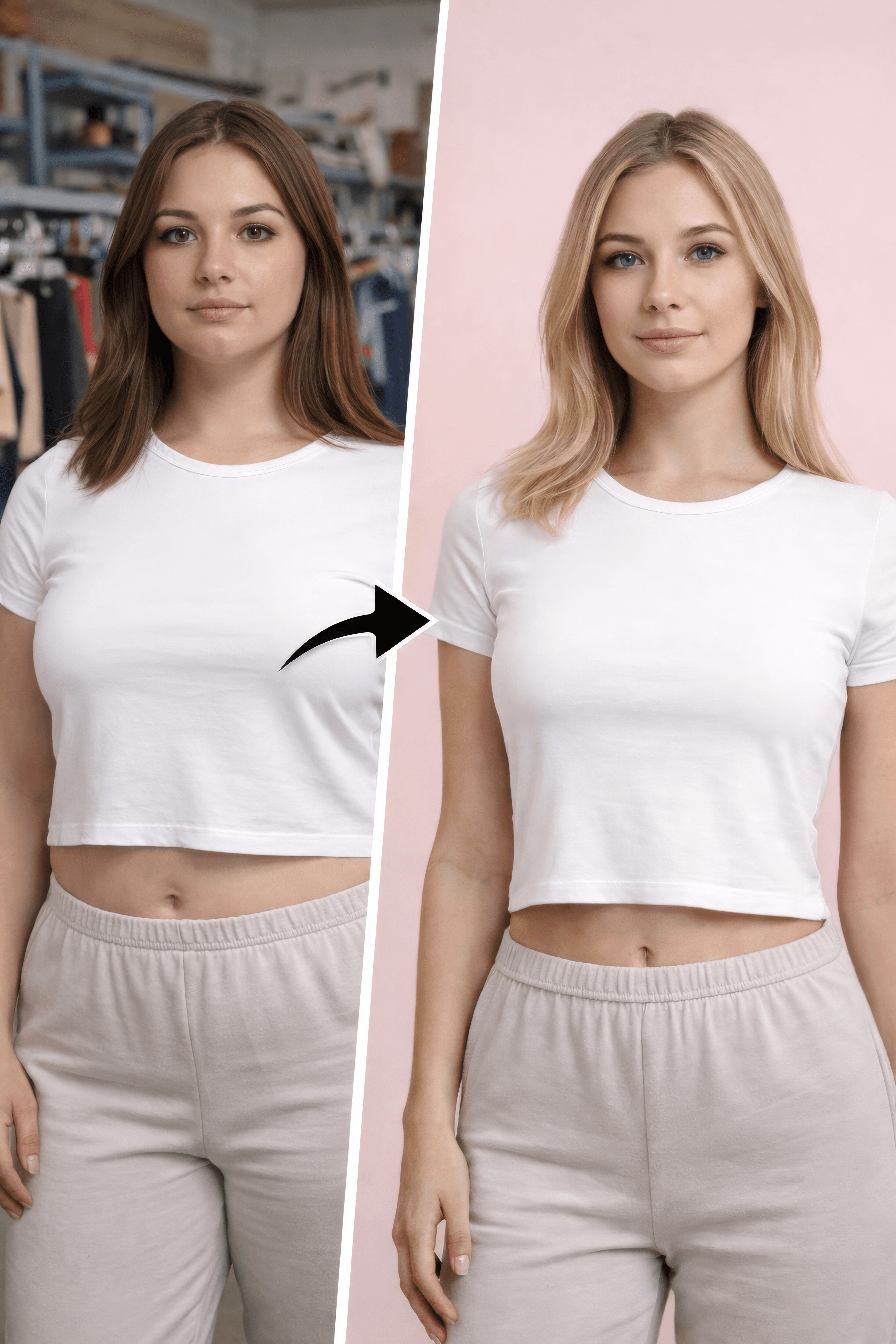 Transformación: foto original a estudio profesional